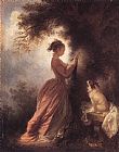 The Souvenir by Jean-Honore Fragonard